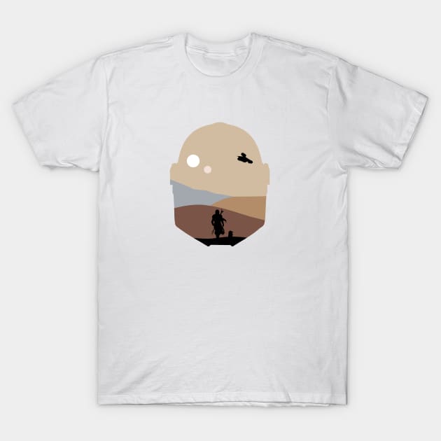 the lone space ranger and child T-Shirt by Cmmndo_Sev